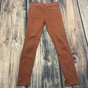 Pilcro and the Letterpress Women's Straight Leg Jeans in Rust